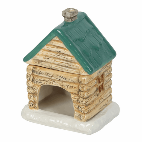 Charming Log Cabin Oil Burner for Beautiful Scents N/A