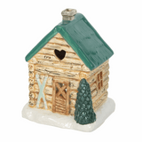 Charming Log Cabin Oil Burner for Beautiful Scents N/A