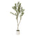 Apulia Olive Tree In White Pot 150Cm BROWN PLASTIC Shades 4 Seasons