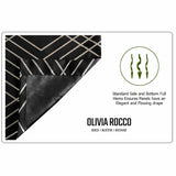 OLIVIA ROCCO Blackout Curtains with Standard Side and Bottom Full Hems for an Elegant Draping Effect