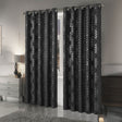 OLIVIA ROCCO Blackout Curtains with geometric pattern, ideal for light blocking and privacy