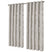 OLIVIA ROCCO Blackout Curtains in light grey with a textured leafy pattern for elegant window styling