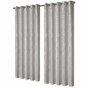OLIVIA ROCCO Grey Curtain Set featuring Blackout Curtains for light reduction and privacy