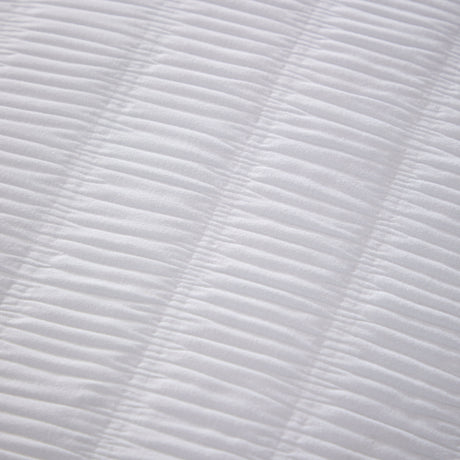 OLIVIA ROCCO Duvet Cover Set in soft white with elegant textured design for a stylish bedroom