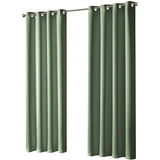 OLIVIA ROCCO Eyelet Curtains in soothing green, ideal for adding privacy and style to your home