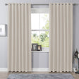 OLIVIA ROCCO Eyelet Curtains in beige, offering a stylish finish for your window decor