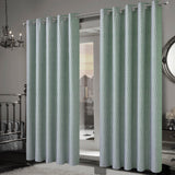 OLIVIA ROCCO Jacquard Curtains in modern geometric design for stylish window decor