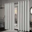 OLIVIA ROCCO Jacquard Curtains in Elegant Grey Design for Contemporary Interiors
