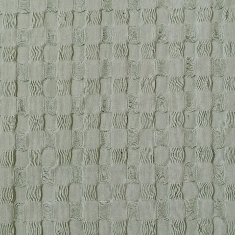 OLIVIA ROCCO Textured Throw Blanket in Soft Green for Stylish Home Decor