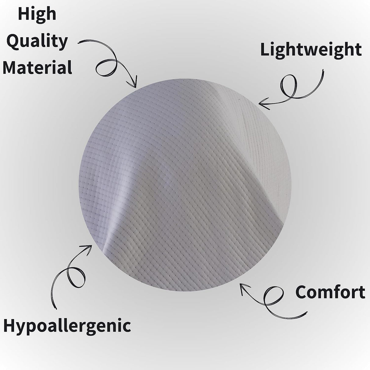 OLIVIA ROCCO Quilted Bedspread in soft material offering comfort and hypoallergenic benefits