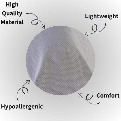 OLIVIA ROCCO Quilted Bedspread in soft material offering comfort and hypoallergenic benefits