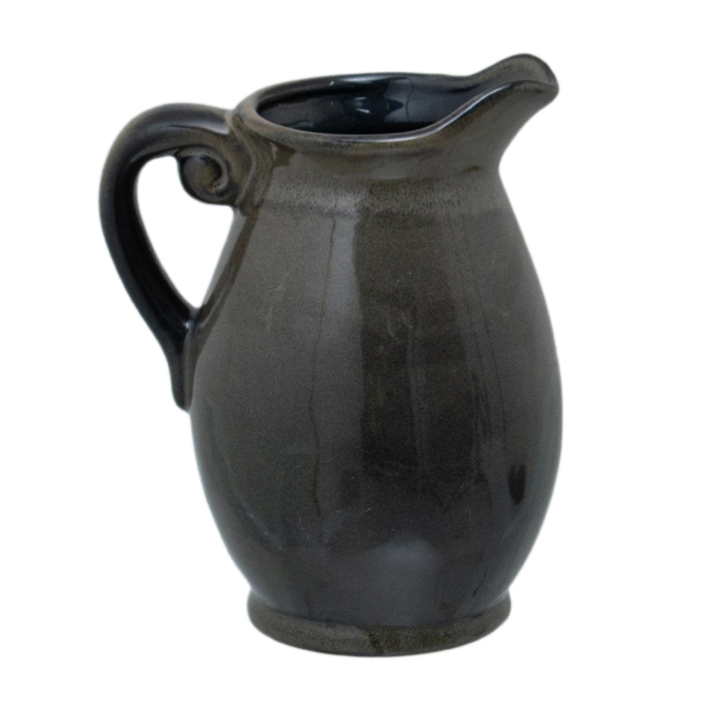 Shades 4 Seasons Olpe Vase - Stylish Ceramic Pitcher GREEN CERAMIC Shades 4 Seasons