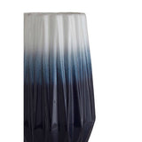 Orsina Ombre Vase with a stylish gradient design in shades of blue and white for elegant home decor