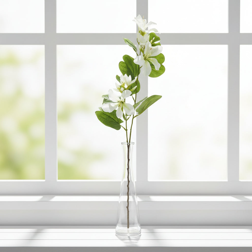 Shades 4 Seasons Orchid Spray for Elegant Home Decor CREAM PLASTIC Shades 4 Seasons