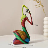Colourful decorative ornament by Nisu Home in a graceful pose, perfect for home decor
