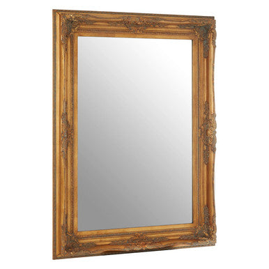 Orsina Wall Mirror with an Ornate Gold Frame Ideal for Elegance in Home Decor