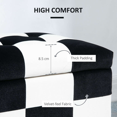 Wise Galleria Ottoman with thick padding and velvet-feel fabric for high comfort