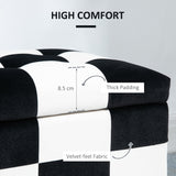 Wise Galleria Ottoman with thick padding and velvet-feel fabric for high comfort
