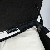 Wise Galleria Ottoman with Soft Cushion and Storage Option for Comfortable Home Relaxation