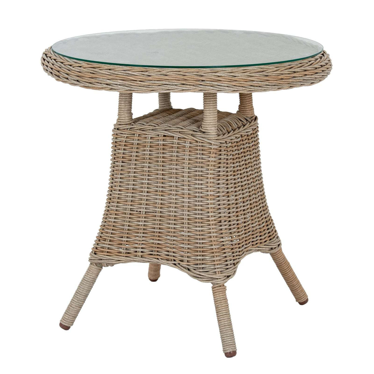 Amalfi Collection Outdoor Bistro Table With Wood Top Shades 4 Seasons