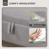 Wise Galleria Padded Footstool with breathable fabric and soft upholstery for comfortable use