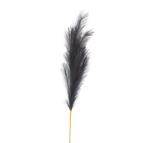 Shades 4 Seasons Black Pampas Grass Stem - Stylish Decor GREY PLASTIC Shades 4 Seasons