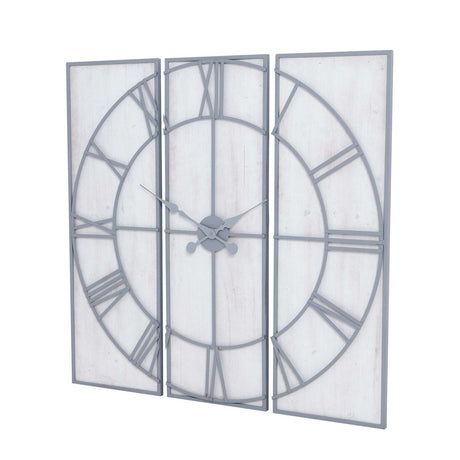 Shades 4 Seasons Panelled Wall Clock with Roman Numerals Shades 4 Seasons