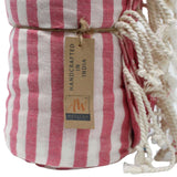 Cotton Pario Towel - 100x180 cm - Hot Pink AW-Dropship