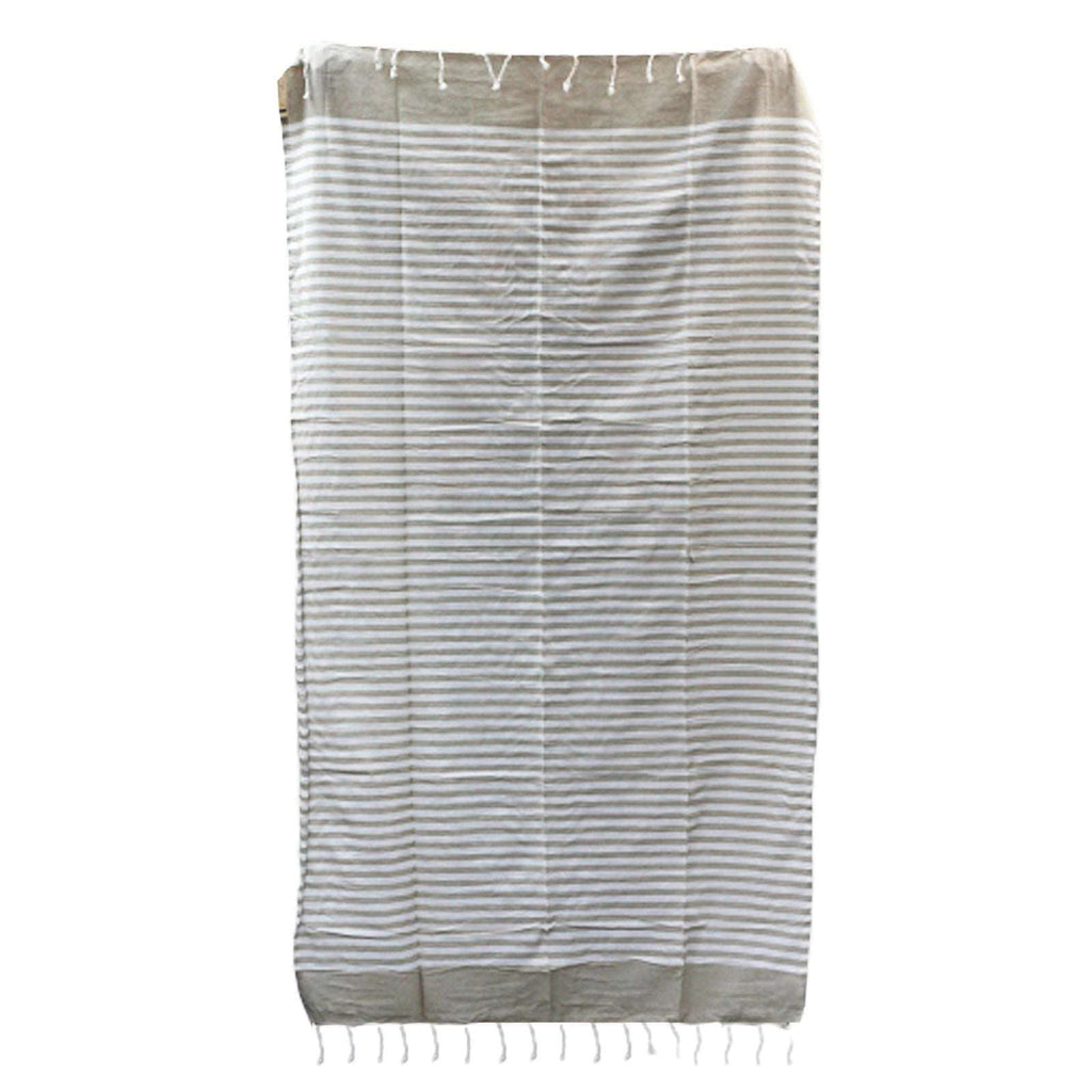 Cotton Pario Towel - 100x180 cm - Warm Sand AW-Dropship