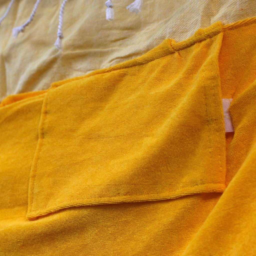 Cotton Pario Towel - 100x180 cm - Sunny Yellow AW-Dropship