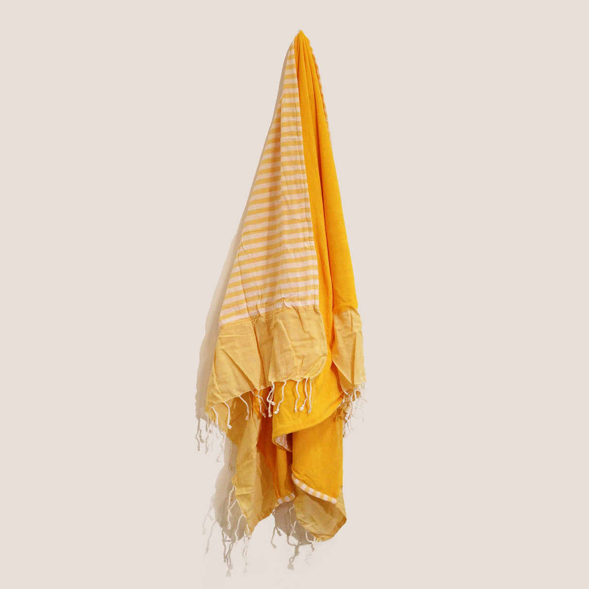 Cotton Pario Towel - 100x180 cm - Sunny Yellow AW-Dropship