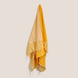 Cotton Pario Towel - 100x180 cm - Sunny Yellow AW-Dropship