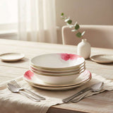 Set of four elegant pasta bowls with floral design from London Boutique Lifestyle for stylish dining