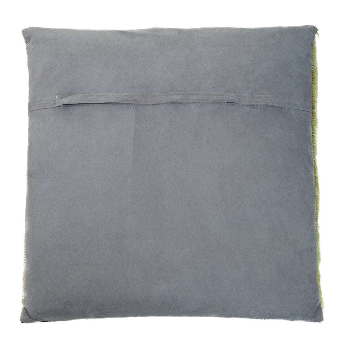 Orsina Patchwork Cushion in soft grey fabric with a stylish design for home decor