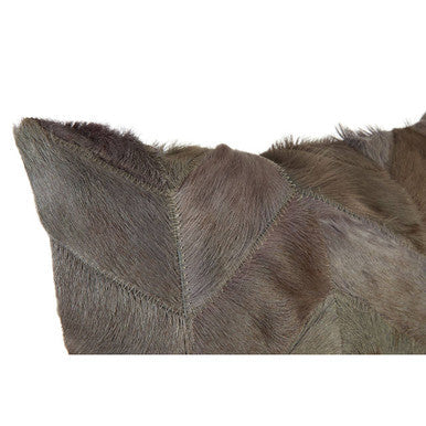 Orsina Patchwork Cushion in earthy tones with textured patchwork design for stylish home decor