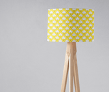 Shadow Bright Lampshade in Yellow Geometric Pattern for Stylish Home Decor