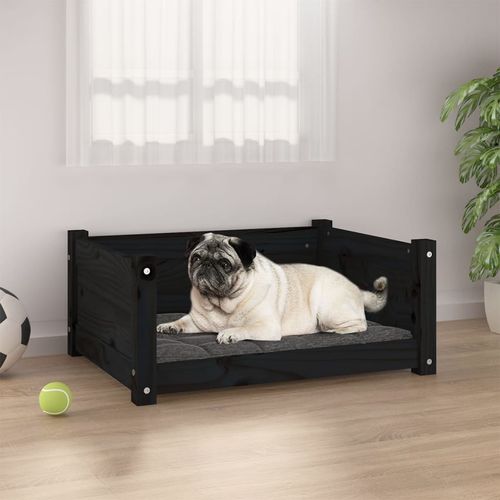 vidaXL Dog Bed Wax Brown 95.5x65.5x28 cm Solid Wood Pine vidaXL