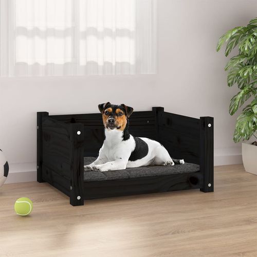 vidaXL Dog Bed Wax Brown 95.5x65.5x28 cm Solid Wood Pine vidaXL