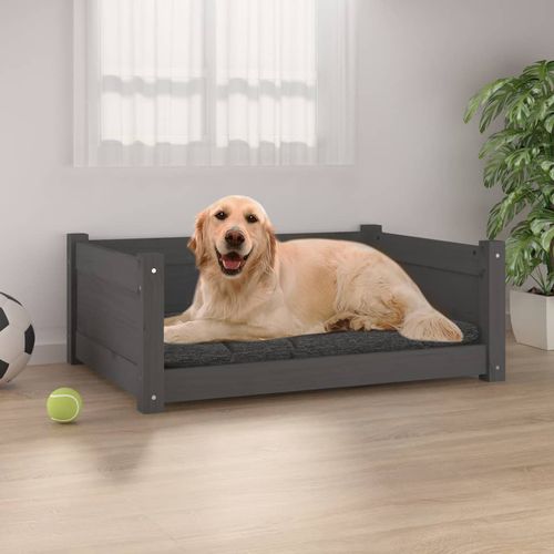 vidaXL Dog Bed Wax Brown 95.5x65.5x28 cm Solid Wood Pine vidaXL
