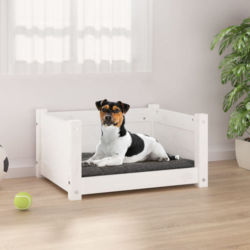 vidaXL Dog Bed Wax Brown 95.5x65.5x28 cm Solid Wood Pine vidaXL