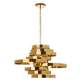 Alana 5 Bulb Gold Finish Pendant Lamp Orsina