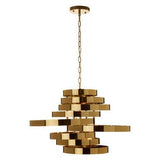 Alana 5 Bulb Gold Finish Pendant Lamp Orsina
