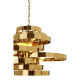 Alana 5 Bulb Gold Finish Pendant Lamp Orsina