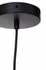 Orsina Pendant Light Ceiling Fixture with a Black Canopy and Hanging Cable
