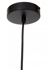 Orsina Pendant Light with a sleek black ceiling plate and hanging cord for modern interiors