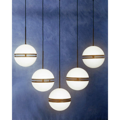 Abira Five Ball Matte Black Pendant Light Orsina