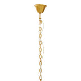 Orsina Pendant Light with a stylish gold finish and elegant chain design for modern interiors