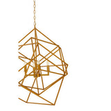 Orsina Pendant Light in Geometric Design with a Bold Yellow Finish for Modern Interiors