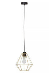 Orsina Pendant Light with a modern geometric design and gold finish perfect for stylish home interiors