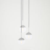 Orsina Pendant Light featuring three suspended globes for modern ceiling lighting
